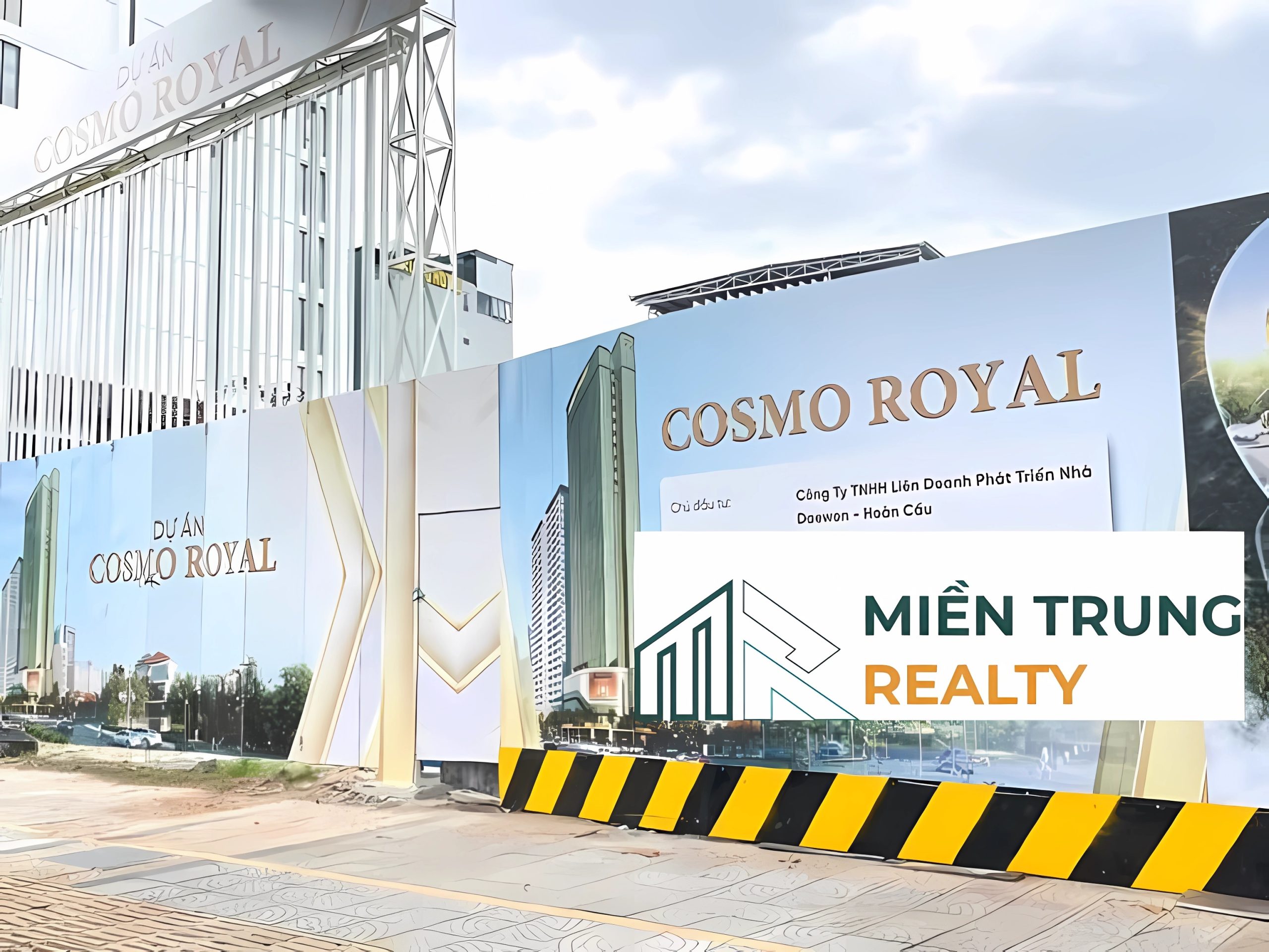 tiến độ tháng 4/2025 dự án cosmo royal nam á bank tower khởi công tại đà nẵng