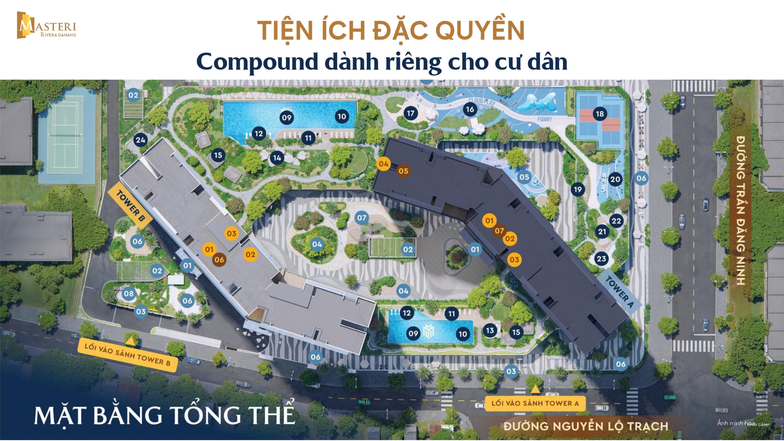 tiện ích nội khu dự án căn hộ masterise đà nẵng